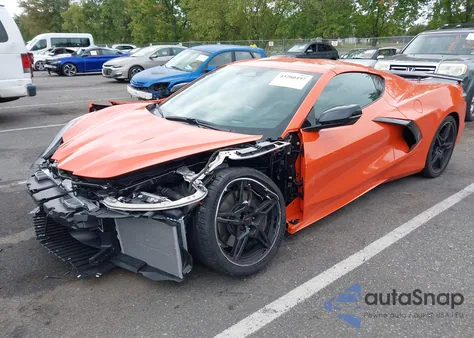 2025 Chevrolet Corvette Stingray Rwd 2Lt z USA, uszkodzony, nr VIN 1G1YB2D43S5105409